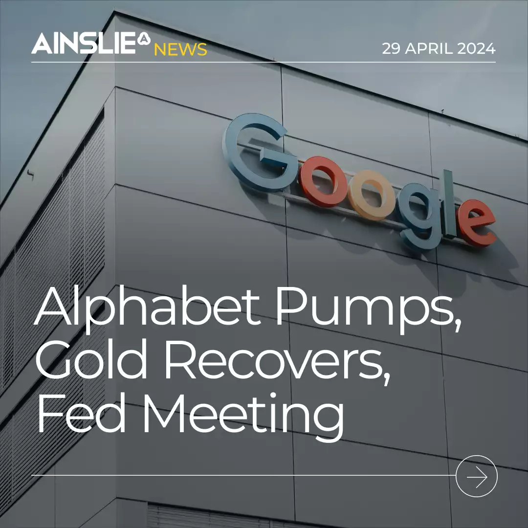 Alphabet Pumps, Gold Recovers, Fed Meeting
