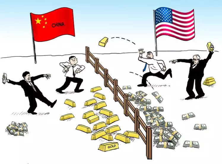 China vs US gold China vs US gold