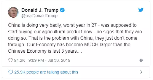 Trump tweet Trump tweet